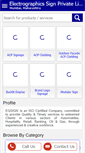 Mobile Screenshot of electrographicsign.com
